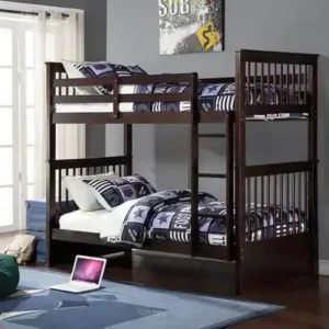 B 121 Single/Single Bunk Bed - Espresso