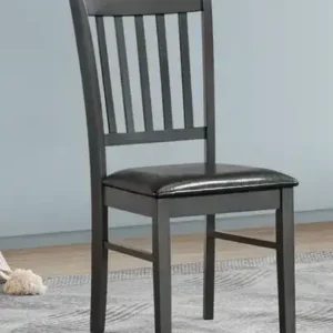 C 1032 - Chair (Black PU) — 1 Chair