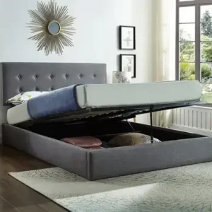 IF 5445 (Grey Fabric) - 54" Double Lift Bed