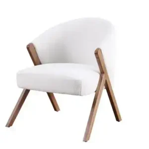 ACCENT CHAIR - CREAM - (OPEN BOX)