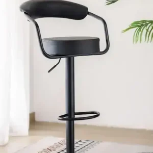 ST 7560 - Bar Stool - Black PU