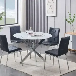 T 1445 - Table Only (White Marble)