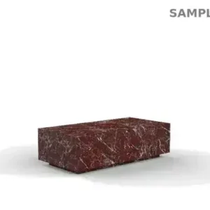 COFFEE TABLE - BURGUNDY