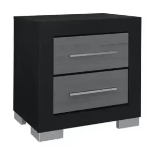 Emma (Black-Grey) - Nightstand
