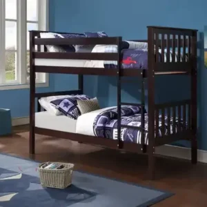 B 101 Single/Single Bunk Bed - Espresso
