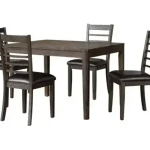 5-PIECE DINING SET - ESPRESSO