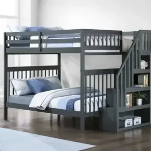 B 1856 - 54"/54" Bunk (Grey)(Reversible stairs)