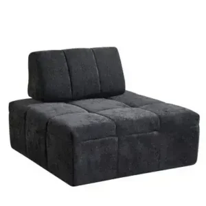 MODULAR ARMLESS CHAIR - BLACK