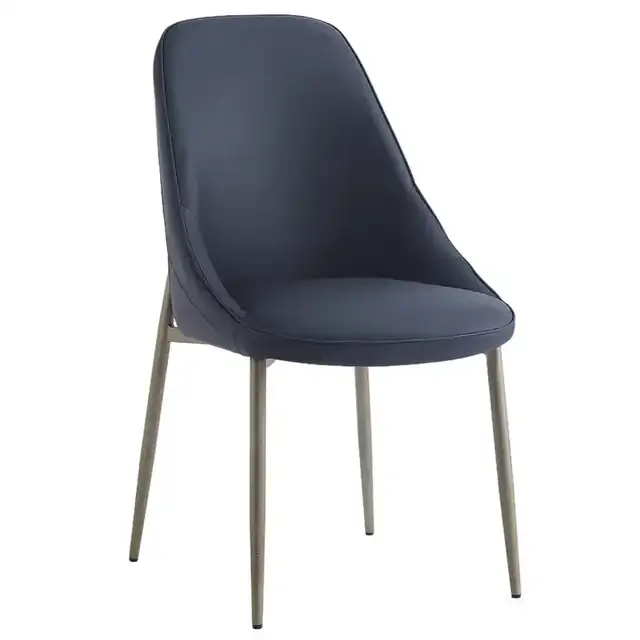 Cleo Dining/Lounge Chair in Black and Aged Gold — 1 Chair
