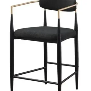 COUNTER STOOL - BLACK - (OPEN BOX)