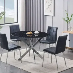 T 1446 - Table Only (Black Marble)