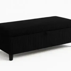 STORAGE OTTOMAN - BLACK (OPEN BOX
