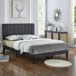 IF 5360 (Black PU) - 54" Double Bed