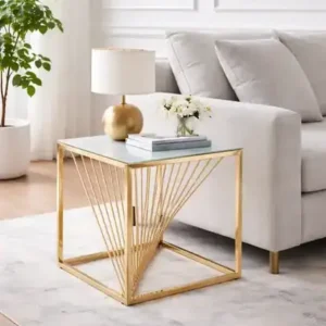 SIDE TABLE - GOLD
