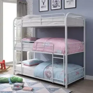 B 505 - S/S 3-Level Bunk Bed (White)