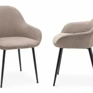DINING CHAIR, SET OF 2, VINTAGE BEIGE