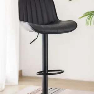 ST 7820 - Bar Stool - Black PU