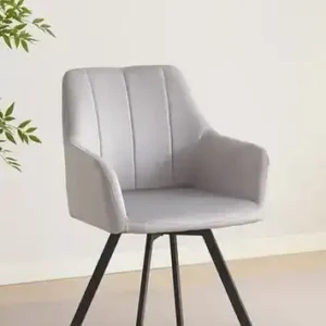 C 1411 - Chair-Swivel (Light Grey) — 1 Chair