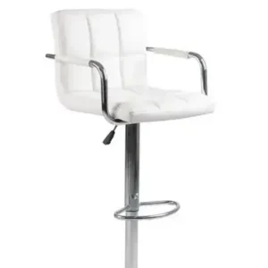 ST 7733-W - Bar Stool - White PU