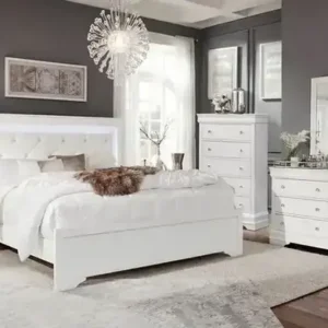 Pompei (White) - 54" Double Bedroom Set