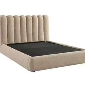 KING LIFT BED FRAME - TAUPE