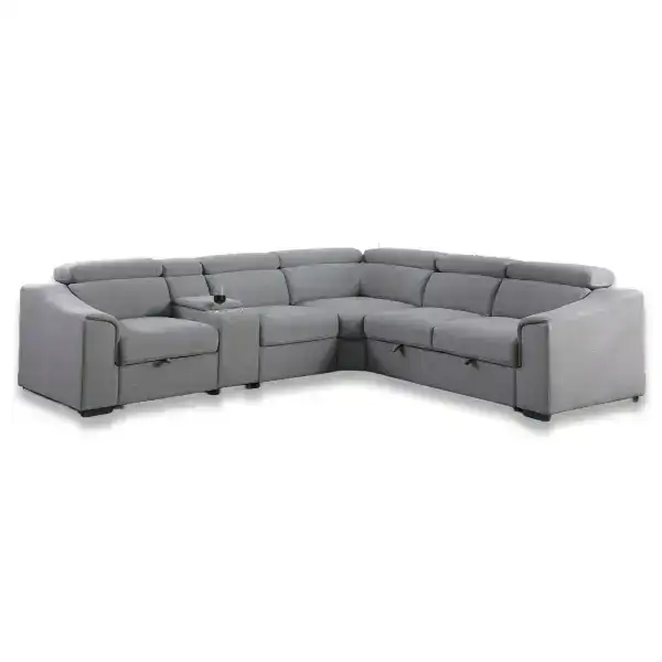 RHF SECTIONAL SOFA BED - GREY