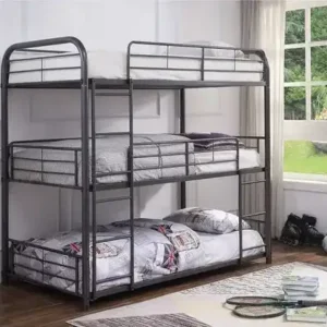 B 504 - S/S 3-Level Bunk Bed (Grey)