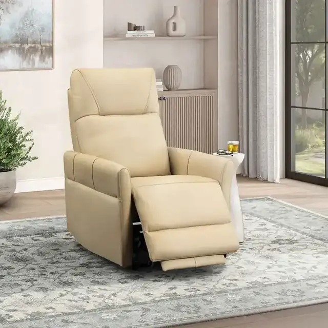 IF 6394 - Recliner (Ivory Leather)