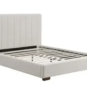 QUEEN BED FRAME - BEIGE (OPEN BOX)