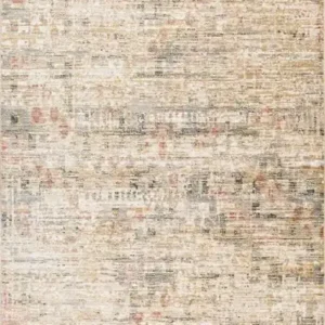 5 X 8 AREA RUG - TAN/BROWN/RUST