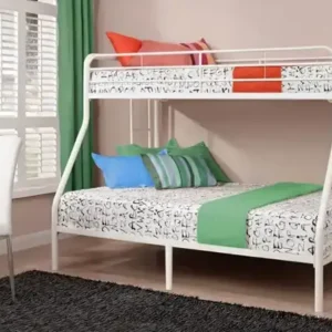B 501 Single/Double Bunk Bed - White