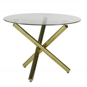 DINING TABLE - GOLD