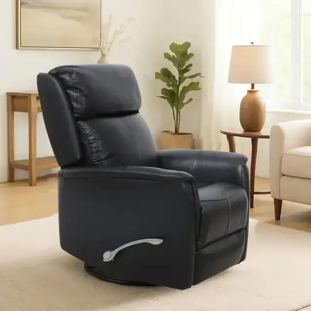IF 6382 - Recliner (Blackberry Leather)