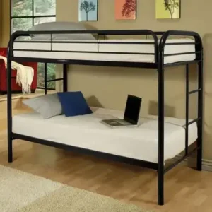 B 500 Single/Single Bunk Bed - Black