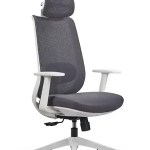 OFFICE CHAIR - CHARCOAL/WHITE
