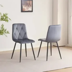 C 1632 - Chair (Dark Grey Velvet) — 1 Chair