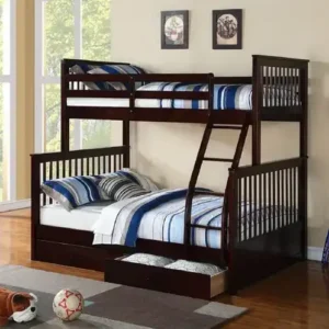 B 122 Single/Double Bunk Bed - Espresso