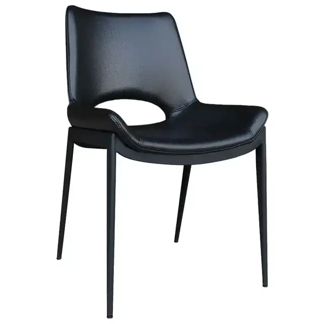 Icona Dining/Lounge Chair in Black and Black — 1 Chair