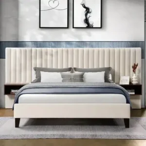 IF 5561 (Creme) - 60" Queen Bed