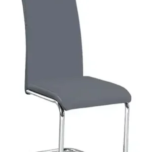 C 1873 - Chair (Grey PU) — 1 Chair