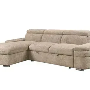 LHF SECTIONAL SLEEPER - BEIGE