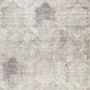 7 X 9 AREA RUG - WHITE/BEIGE/BLUE