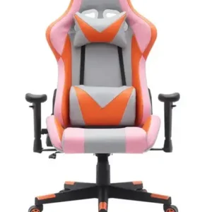 GAMING CHAIR - GREY/ORANGE