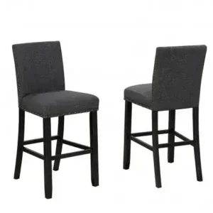 29'' BAR STOOL, SET OF 2 - GREY