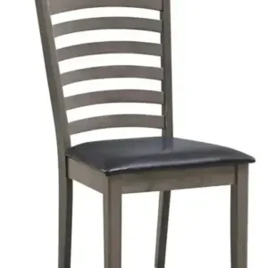 C 1081 - Chair (Black PU) — 1 Chair