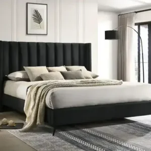 IF 5231 (Black Velvet) - 60" Queen Bed