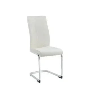 C 1878 - Chair (White PU) — 1 Chair