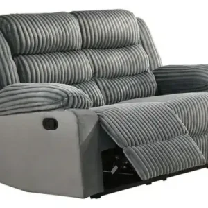 RECLINER LOVE SEAT - GREY