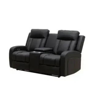 POWER RECLINER LOVE SEAT - BLACK
