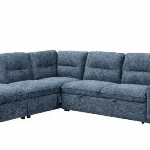 LHF SECTIONAL SLEEPER - BLUE